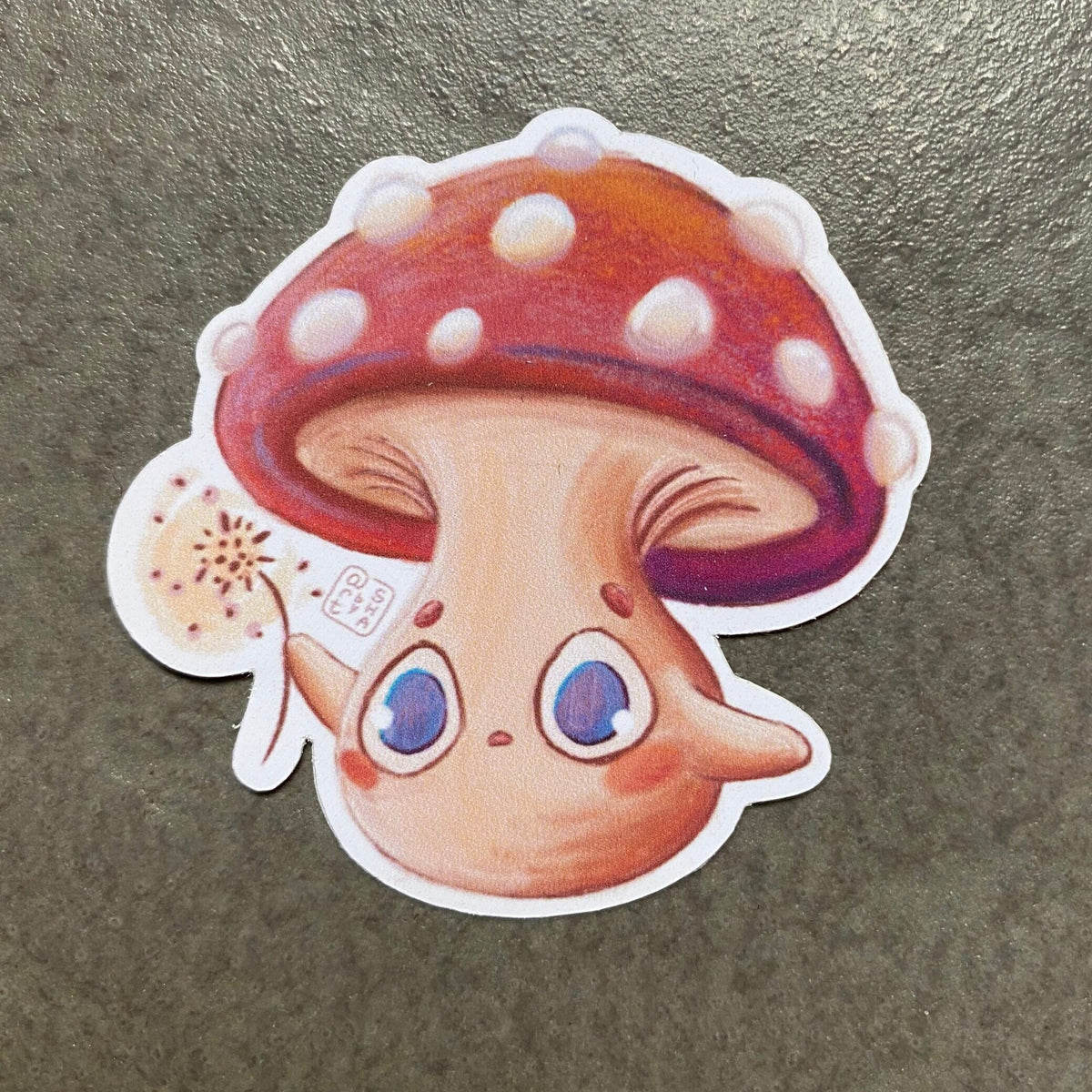 Autocollant Champignon Mignon
