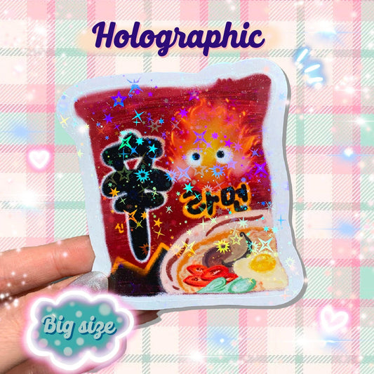 Autocollant Calcifer Shin Ramen