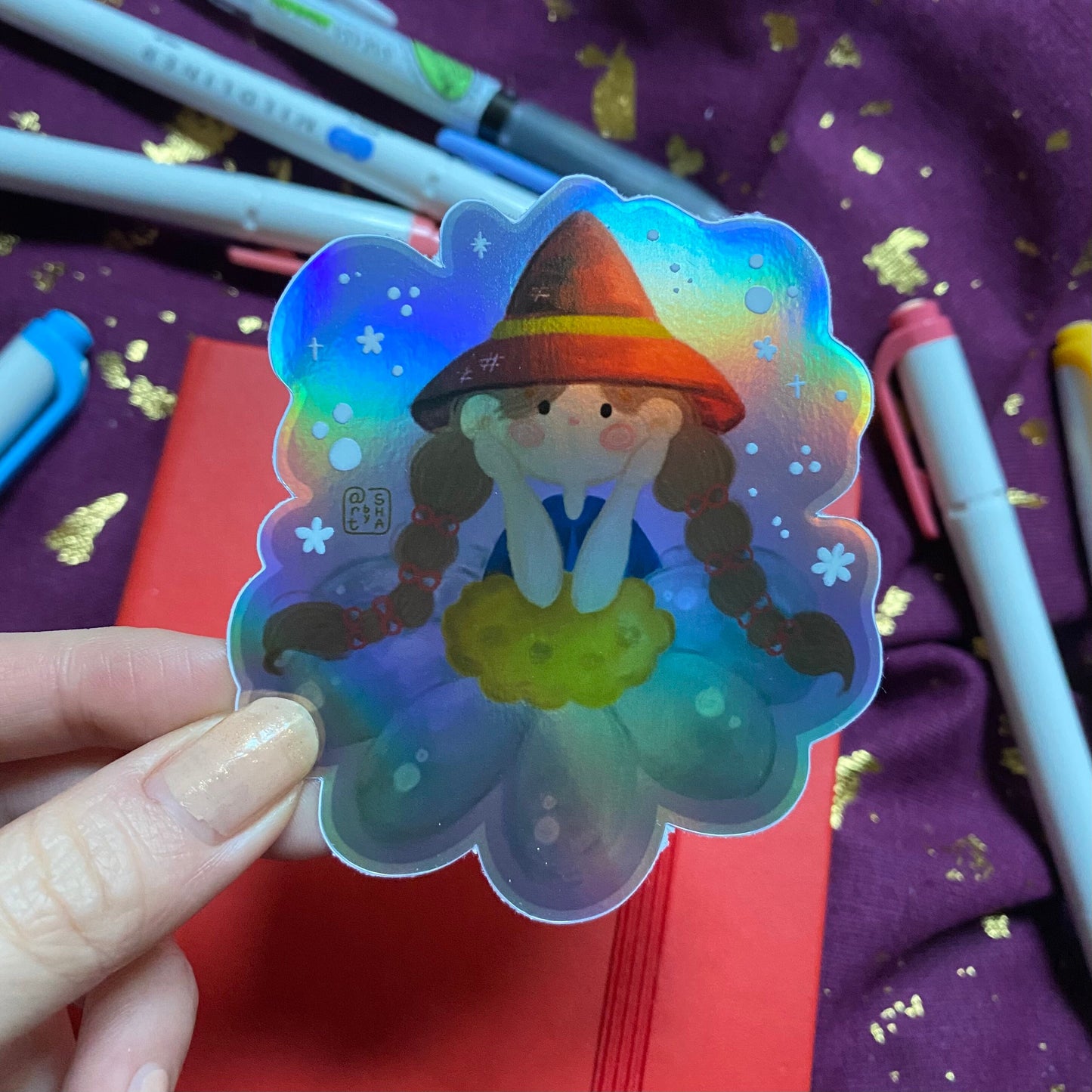Holographic Little Daisy Fairy Sticker