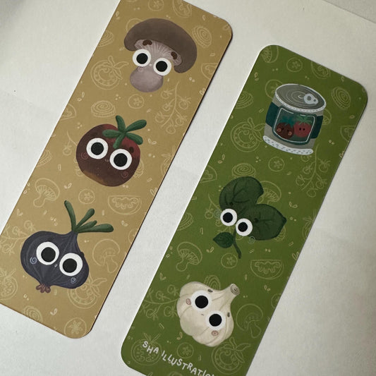 Cute Handmade Vegetable Bookmark