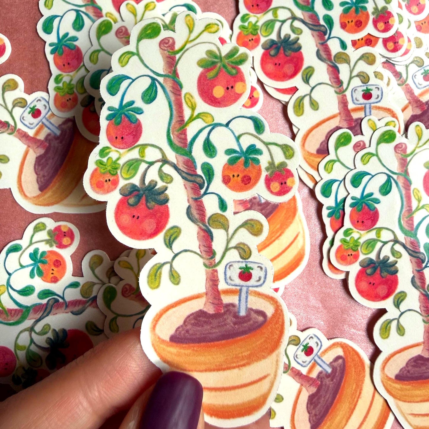 Potted Tomatoes sticker