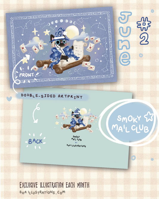 Artprint Smoky la magicienne Smoky Mail Club #2 Juin 2026