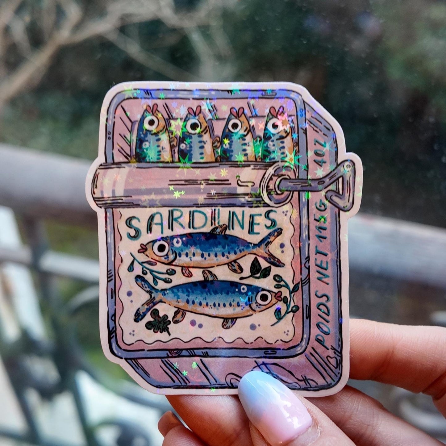 Autocollant Boîte de Sardines