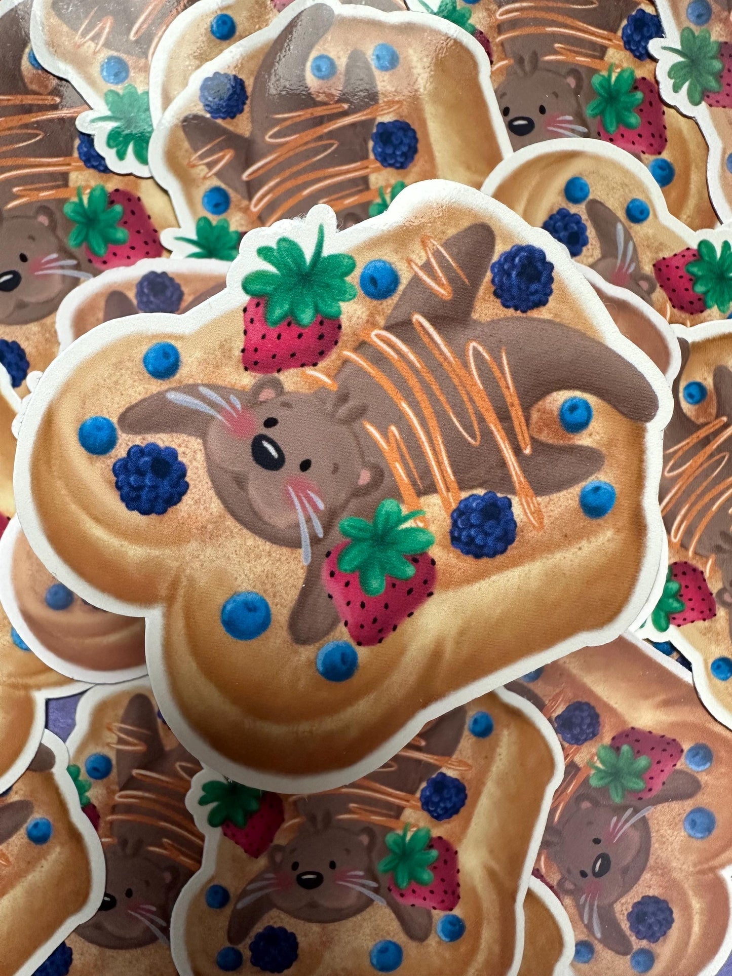 Autocollant Loutre Pain Perdu