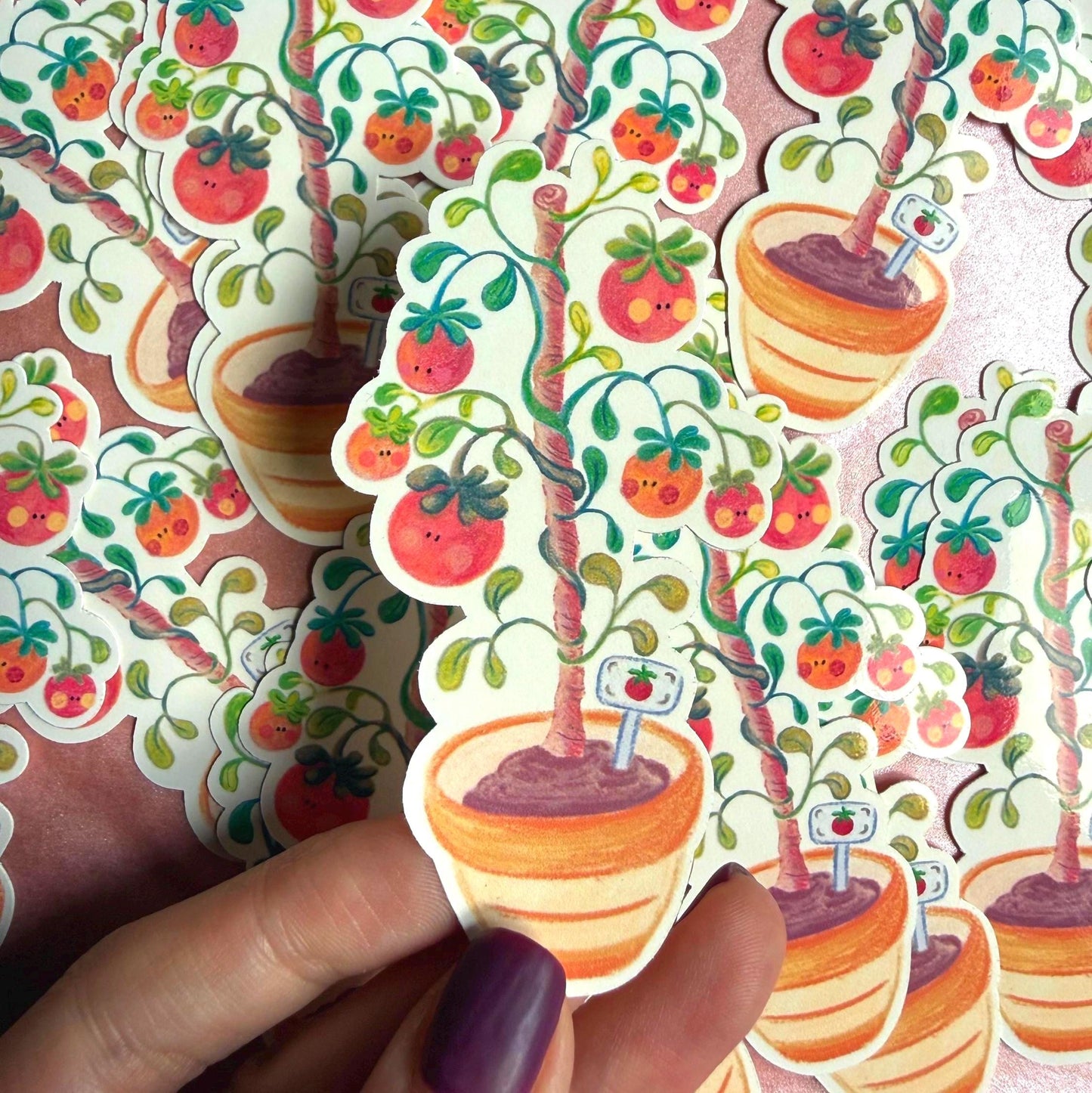 Potted Tomatoes sticker