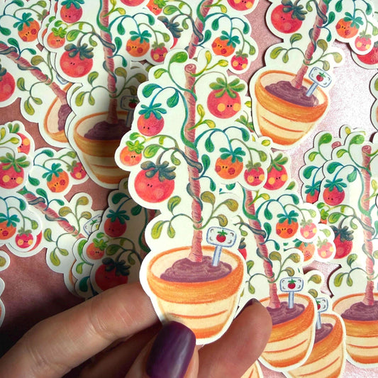 Potted Tomatoes sticker